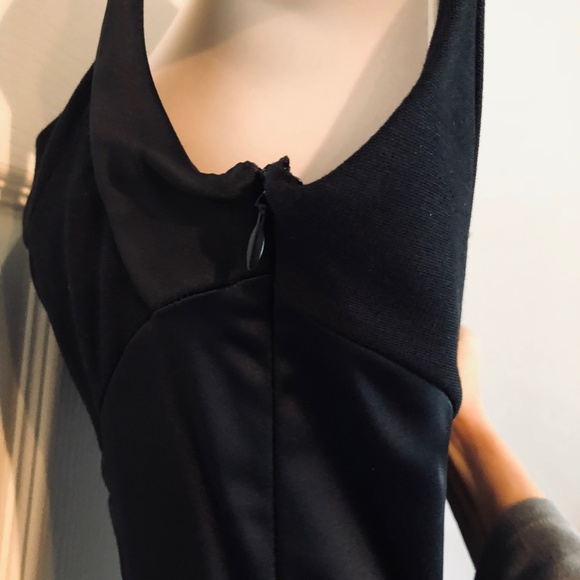 NWT BEBE Black Classic Hollywood Style Cocktail, Party, Bridesmaid Dress Size XS - Picture 6 of 9